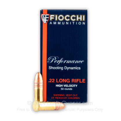 Large image of Bulk 22 LR Ammo For Sale - 40 gr CPRN - Fiocchi Ammo In Stock - 500 Rounds