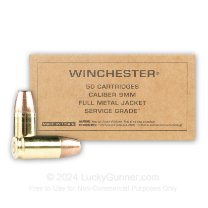 Image 2 of Winchester 9mm Luger (9x19) Ammo