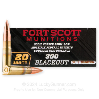 Image 2 of Fort Scott Munitions .300 Blackout Ammo