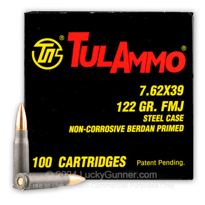 Image 2 of Tula Cartridge Works 7.62X39 Ammo