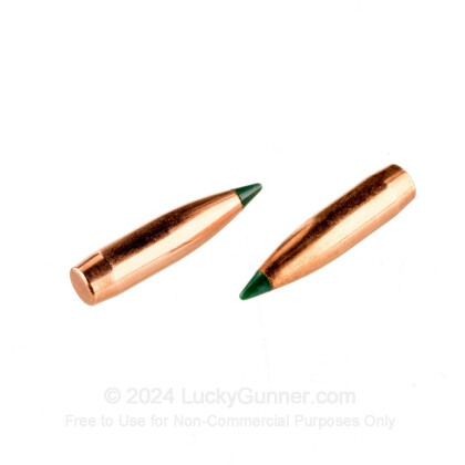 Large image of Bulk 223 Rem (.224) Bullets for Sale - 69 Grain Polymer Tip Bullets in Stock by Sierra - 100