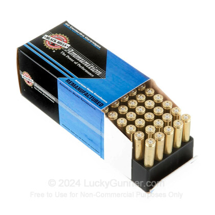 Large image of Cheap 223 Remington Ammo For Sale - 36 Grain Remanufactured Varmint Grenade HP Ammunition in Stock by Black Hills - 50 Rounds