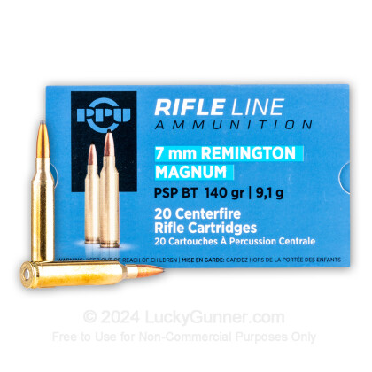 Image 1 of Prvi Partizan 7mm Remington Magnum Ammo