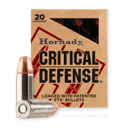 Large image of Premium 30 Super Carry Ammo For Sale - 100 Grain FTX Ammunition in Stock by Hornady Critical Defense - 20 Rounds