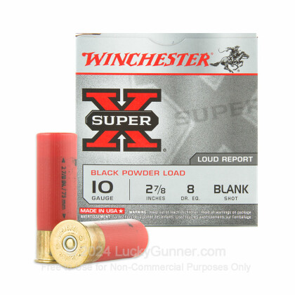 Large image of 10 Gauge Ammo - Winchester Super-X 2-7/8 Blank - 25 Rounds