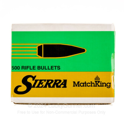 Large image of Bulk 308 Win (.308) Bullets for Sale - 155 Grain HPBT Bullets in Stock by Sierra - 500