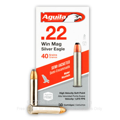 Image 2 of Aguila .22 Magnum (WMR) Ammo