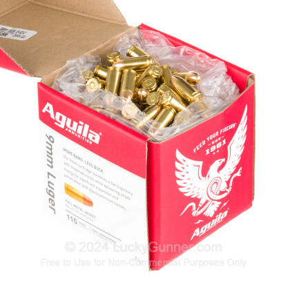 Image 2 of Aguila 9mm Luger (9x19) Ammo