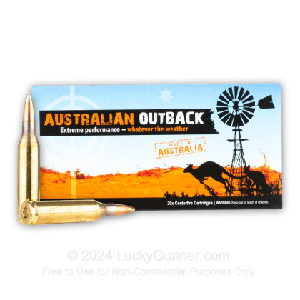 Large image of Premium 243 Ammo For Sale - 70 Grain HPBT MatchKing Ammunition in Stock by Australian Outback - 20 Rounds