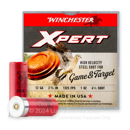 Cheap 12 Gauge Steel Shot - 2-3/4 Steel Shot Target shells - 1 oz - #7 -  Winchester Xpert Game and Target - 25 Rounds