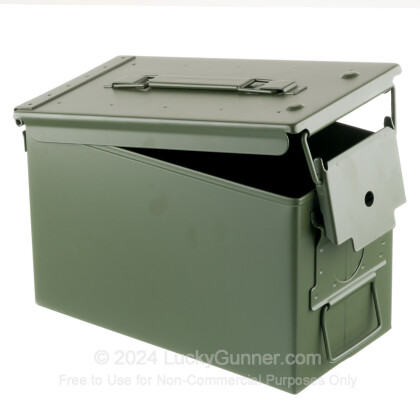 Large image of 50 Cal Green Brand New Mil-Spec M2A1 Ammo Cans by Blackhawk For Sale