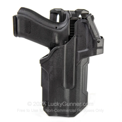 Large image of Holster - Outside the Waistband - Blackhawk - T-Series L2D Light-Bearing Red Dot Sight (RDS) Duty Holster - Right Hand