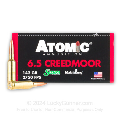 Image 1 of Atomic Ammunition 6.5mm Creedmoor Ammo