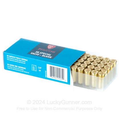 Large image of Cheap 38 Special Ammo For Sale - Blank Ammunition in Stock by Fiocchi - 50 Rounds