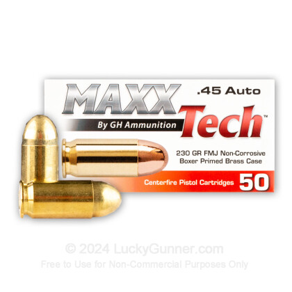 Image 2 of MaxxTech .45 ACP (Auto) Ammo