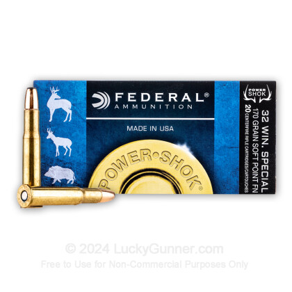 Image 2 of Federal .32 Winchester Special Ammo
