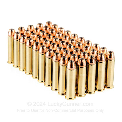 Large image of Cheap 357 Mag Ammo For Sale - 125 Grain JHP Ammunition in Stock by Black Hills Ammunition - 50 Rounds