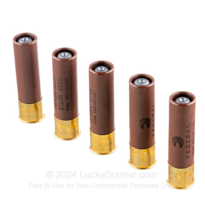 Large image of Cheap 10 Gauge Ammo For Sale - 3-1/2” 1-3/4oz. Rifled Hollow Point Slug Ammunition in Stock by Federal Power-Shok - 5 Rounds
