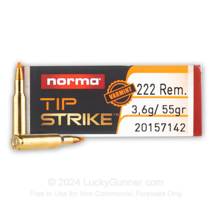 Image 1 of Norma .222 Remington Ammo