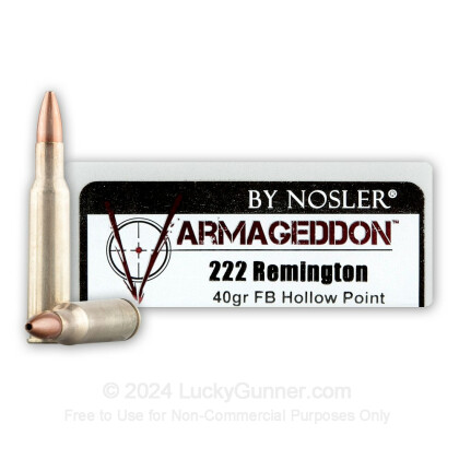 Image 1 of Nosler Ammunition .222 Remington Ammo