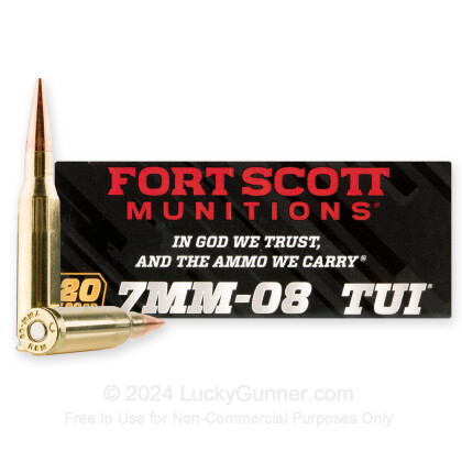 Image 1 of Fort Scott Munitions 7mm-08 Remington Ammo