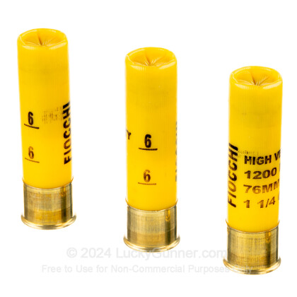 Large image of Cheap 20 ga High Velocity Shot Shells For Sale - 3" 1-1/4oz  #6 Shot by by Fiocchi - 25 Rounds