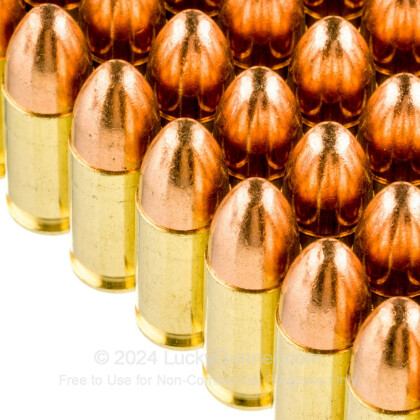 Magtech 9mm Brass case, 124 Grain FMJ ammo. 1000 round case - CDVS