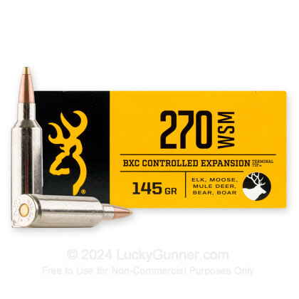 Image 1 of Browning .270 Winchester Short Magnum Ammo