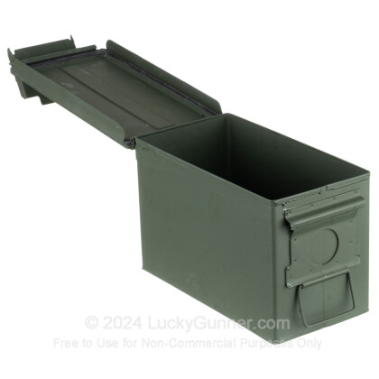 Large image of 50 Cal Green Brand New Mil-Spec M2A1 Ammo Cans 12 Pack For Sale