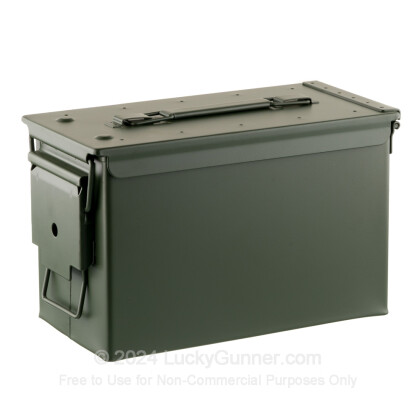 Large image of 50 Cal Green Damaved Mil-Spec M2A1 Ammo Can For Sale