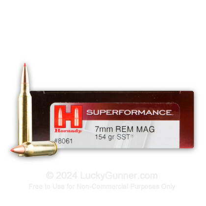 Image 1 of Hornady 7mm Remington Magnum Ammo