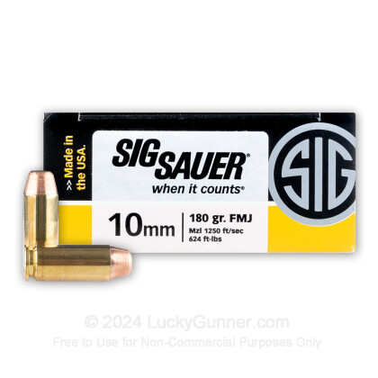 Image 1 of SIG SAUER 10mm Auto Ammo
