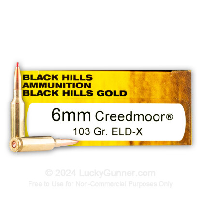 Image 1 of Black Hills Ammunition 6mm Creedmoor Ammo