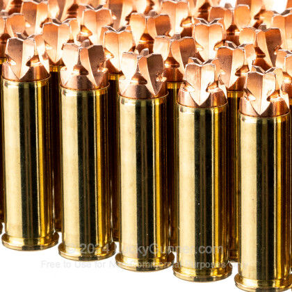 Large image of Premium 357 Mag Ammo For Sale - 127 Grain HoneyBadger Ammunition in Stock by Black Hills Ammunition - 50 Rounds