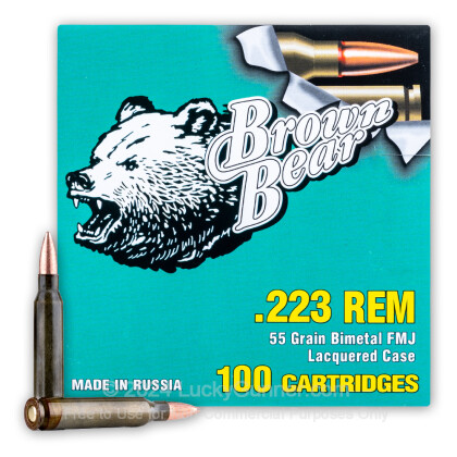 Image 2 of Brown Bear .223 Remington Ammo