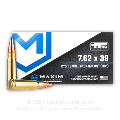 Image 1 of Maxim Defense Industries 7.62X39 Ammo
