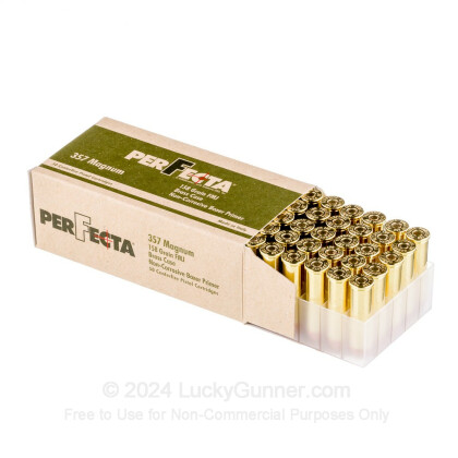 Large image of Bulk 357 Mag Ammo For Sale - 158 Gr FMJ FN Ammunition in Stock by Fiocchi Perfecta - 1000 Rounds