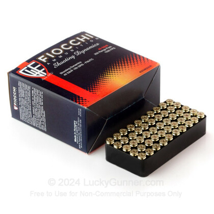 Large image of Bulk 40 S&W Ammo For Sale - 165 Grain FMJ Ammunition in Stock by Fiocchi - 250 Rounds