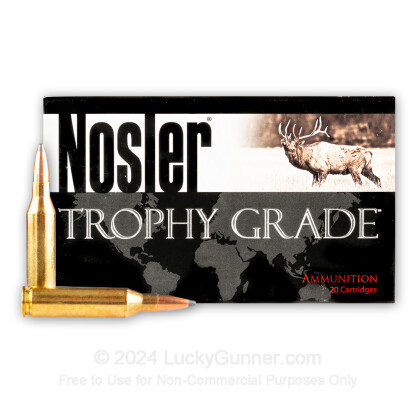 Large image of Premium 243 Win Ammo For Sale - 85 Grain PSP Ammunition in Stock by Nosler Custom - 20 Rounds