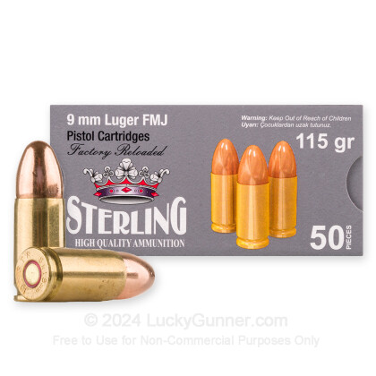 Image 1 of Sterling 9mm Luger (9x19) Ammo