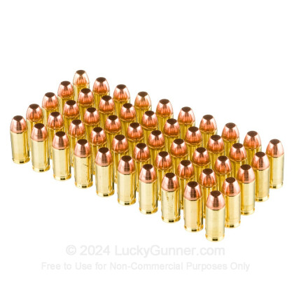 40 S&W Ammo | 180 gr FMJ | Winchester USA 40 cal Ammunition | 50 Rounds