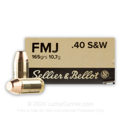Image 1 of Sellier & Bellot .40 S&W (Smith & Wesson) Ammo