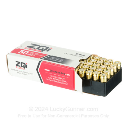 Image 3 of ZQI Ammunition 9mm Luger (9x19) Ammo