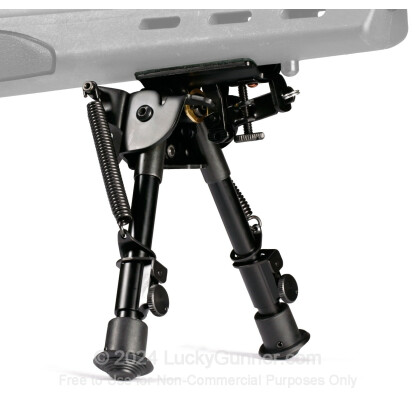 Large image of Blackhawk Sportster Pivot Bipod with Adjustable Height - Matte Black Rifle Bipod Available in a Variety of Heights