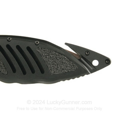 Large image of Blackhawk CQD Mark I Aluminum Handle Serrated Blade - PVD Black For Sale