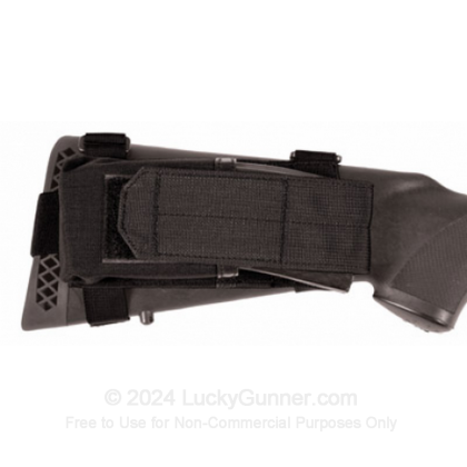 Large image of Buttstock Magazine Pouch - Universal Fixed Stock - Blackhawk - Black For Sale