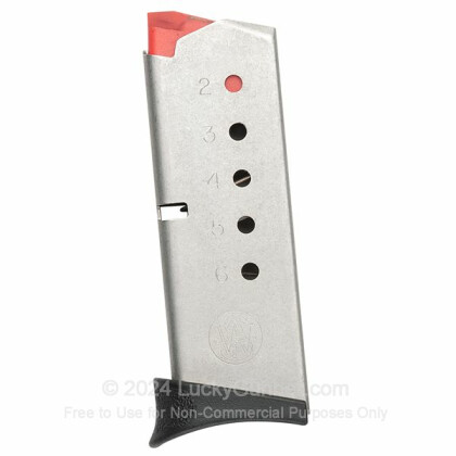 Large image of Factory Smith & Wesson Bodyguard 380 Auto 6 Round Magazine For Sale - 6 Rounds