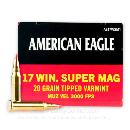 Image 1 of Federal .17 Win Super Mag (WSM) Ammo