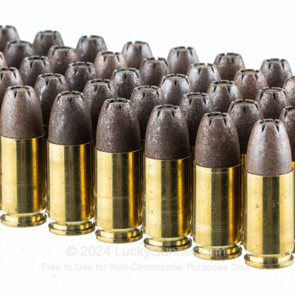 Large image of Bulk 9mm Ammo For Sale - 92 Grain Expansion Monoblock Ammunition in Stock by Fiocchi - 500 Rounds