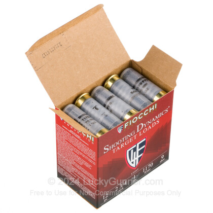 Large image of Cheap 12 Gauge Ammo For Sale - 2-3/4” 1oz. #9 Shot Ammunition in Stock by Fiocchi - 25 Rounds